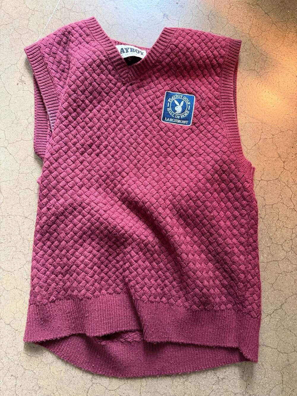 Playboy by PacSun Hall of Fame Golf V-Neck Sweater Vest